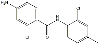 4-amino-2-chloro-N-(2-chloro-4-methylphenyl)benzamide Structure