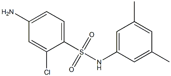 4-amino-2-chloro-N-(3,5-dimethylphenyl)benzene-1-sulfonamide 구조식 이미지