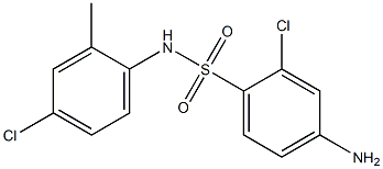 4-amino-2-chloro-N-(4-chloro-2-methylphenyl)benzene-1-sulfonamide Structure