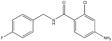 4-amino-2-chloro-N-(4-fluorobenzyl)benzamide 구조식 이미지