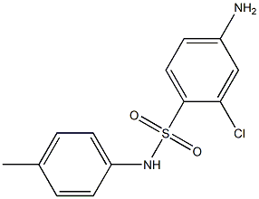 4-amino-2-chloro-N-(4-methylphenyl)benzene-1-sulfonamide 구조식 이미지