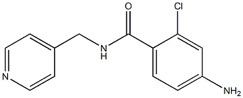 4-amino-2-chloro-N-(pyridin-4-ylmethyl)benzamide Structure
