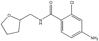 4-amino-2-chloro-N-(tetrahydrofuran-2-ylmethyl)benzamide Structure