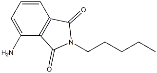 4-amino-2-pentyl-2,3-dihydro-1H-isoindole-1,3-dione 구조식 이미지
