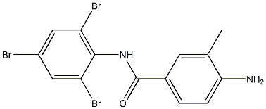 4-amino-3-methyl-N-(2,4,6-tribromophenyl)benzamide 구조식 이미지