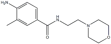 4-amino-3-methyl-N-(2-morpholin-4-ylethyl)benzamide Structure