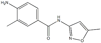 4-amino-3-methyl-N-(5-methylisoxazol-3-yl)benzamide 구조식 이미지