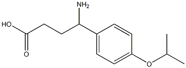 4-amino-4-[4-(propan-2-yloxy)phenyl]butanoic acid 구조식 이미지