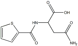 4-amino-4-oxo-2-[(thien-2-ylcarbonyl)amino]butanoic acid Structure