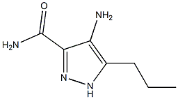 4-amino-5-propyl-1H-pyrazole-3-carboxamide Structure