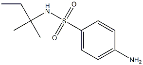 4-amino-N-(1,1-dimethylpropyl)benzenesulfonamide 구조식 이미지