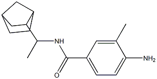 4-amino-N-(1-{bicyclo[2.2.1]heptan-2-yl}ethyl)-3-methylbenzamide 구조식 이미지