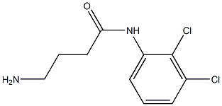 4-amino-N-(2,3-dichlorophenyl)butanamide Structure