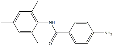 4-amino-N-(2,4,6-trimethylphenyl)benzamide 구조식 이미지