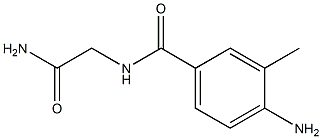 4-amino-N-(2-amino-2-oxoethyl)-3-methylbenzamide Structure