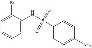 4-amino-N-(2-bromophenyl)benzenesulfonamide Structure