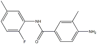 4-amino-N-(2-fluoro-5-methylphenyl)-3-methylbenzamide Structure