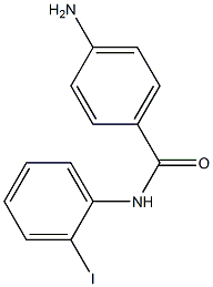 4-amino-N-(2-iodophenyl)benzamide 구조식 이미지