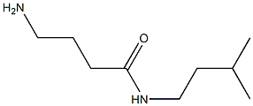 4-amino-N-(3-methylbutyl)butanamide Structure