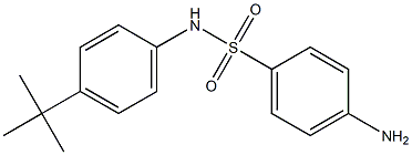 4-amino-N-(4-tert-butylphenyl)benzene-1-sulfonamide 구조식 이미지
