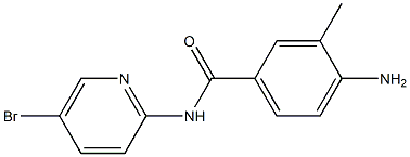 4-amino-N-(5-bromopyridin-2-yl)-3-methylbenzamide Structure