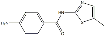 4-amino-N-(5-methyl-1,3-thiazol-2-yl)benzamide 구조식 이미지