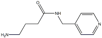 4-amino-N-(pyridin-4-ylmethyl)butanamide Structure