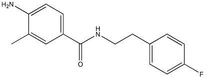 4-amino-N-[2-(4-fluorophenyl)ethyl]-3-methylbenzamide 구조식 이미지
