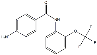 4-amino-N-[2-(trifluoromethoxy)phenyl]benzamide Structure