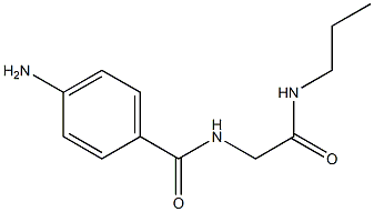 4-amino-N-[2-oxo-2-(propylamino)ethyl]benzamide Structure