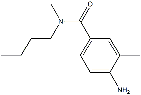 4-amino-N-butyl-N,3-dimethylbenzamide 구조식 이미지