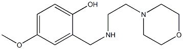 4-methoxy-2-({[2-(morpholin-4-yl)ethyl]amino}methyl)phenol Structure