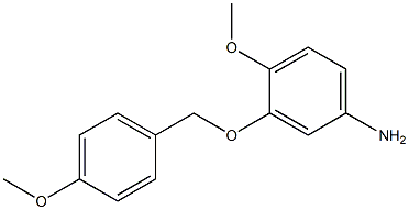 4-methoxy-3-[(4-methoxybenzyl)oxy]aniline Structure
