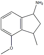 4-methoxy-3-methyl-2,3-dihydro-1H-inden-1-amine Structure