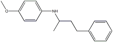 4-methoxy-N-(4-phenylbutan-2-yl)aniline Structure