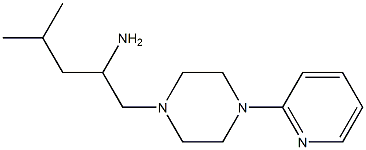 4-methyl-1-[4-(pyridin-2-yl)piperazin-1-yl]pentan-2-amine 구조식 이미지