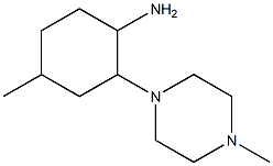 4-methyl-2-(4-methylpiperazin-1-yl)cyclohexanamine 구조식 이미지