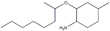 4-methyl-2-(octan-2-yloxy)cyclohexan-1-amine Structure