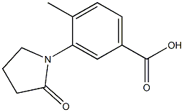 4-methyl-3-(2-oxopyrrolidin-1-yl)benzoic acid 구조식 이미지