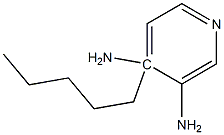 4-N-pentylpyridine-3,4-diamine 구조식 이미지