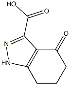 4-oxo-4,5,6,7-tetrahydro-1H-indazole-3-carboxylic acid 구조식 이미지