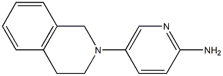 5-(1,2,3,4-tetrahydroisoquinolin-2-yl)pyridin-2-amine 구조식 이미지