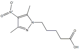 5-(3,5-dimethyl-4-nitro-1H-pyrazol-1-yl)pentanoic acid Structure