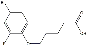 5-(4-bromo-2-fluorophenoxy)pentanoic acid 구조식 이미지