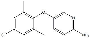 5-(4-chloro-2,6-dimethylphenoxy)pyridin-2-amine Structure
