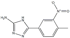 5-(4-methyl-3-nitrophenyl)-4H-1,2,4-triazol-3-amine Structure