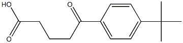 5-(4-tert-butylphenyl)-5-oxopentanoic acid 구조식 이미지