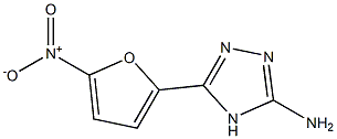 5-(5-nitrofuran-2-yl)-4H-1,2,4-triazol-3-amine 구조식 이미지