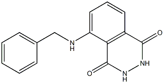 5-(benzylamino)-1,2,3,4-tetrahydrophthalazine-1,4-dione 구조식 이미지