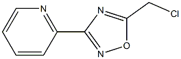 5-(chloromethyl)-3-(pyridin-2-yl)-1,2,4-oxadiazole 구조식 이미지